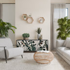 VERDURE FORMATION Aparador de 3 Puertas en Acabado Negro