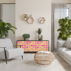 SKATEBOARD ARTISTRY 3-Door Sideboard in Black Finish