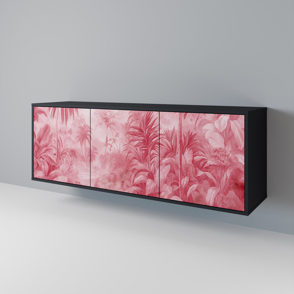 SWEET TROPICS 3-Door Sideboard in Black Finish