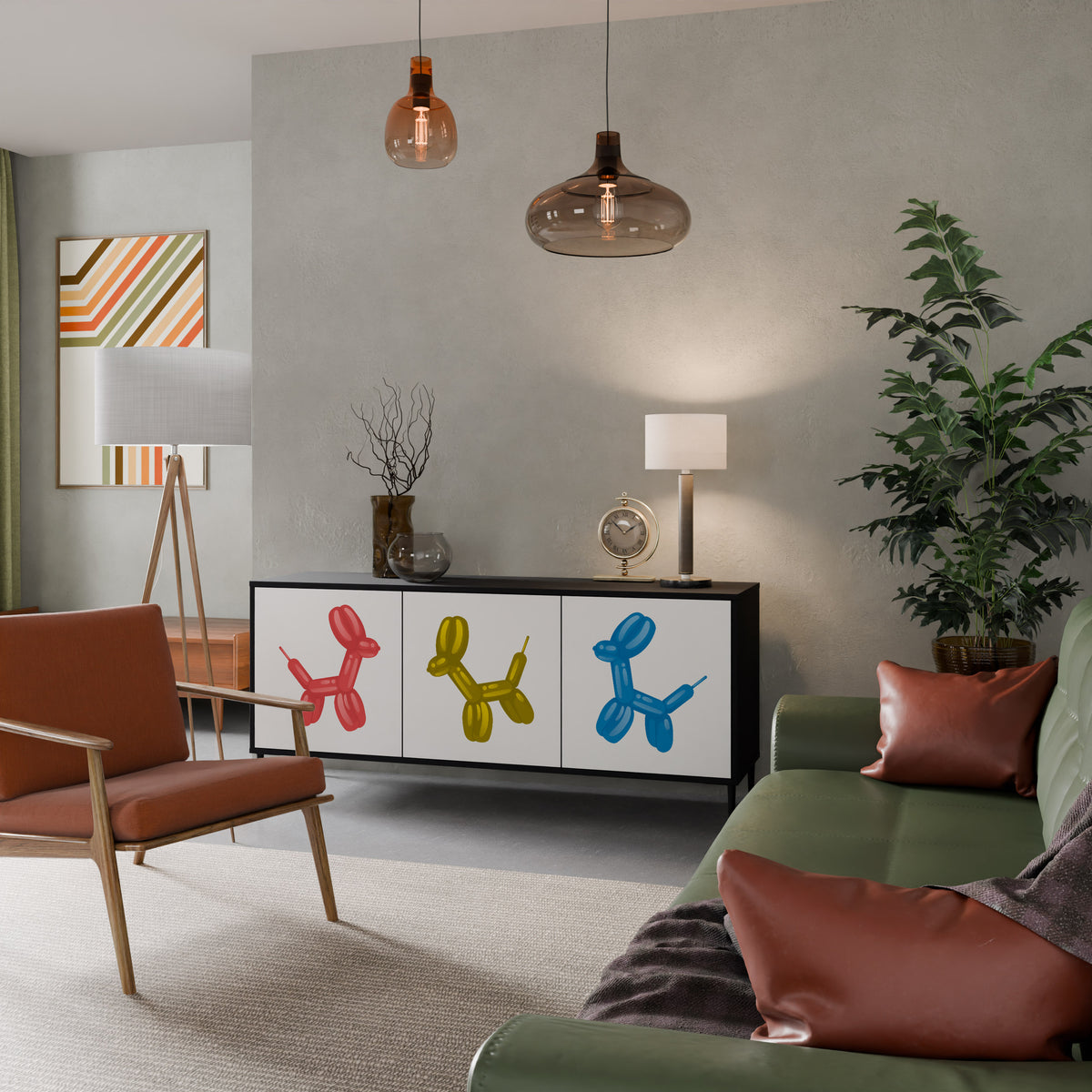 CHILDHOOD MEMORY 3-Door Sideboard