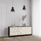 SPOTTED DAZE 3-Door Sideboard in Black Finish