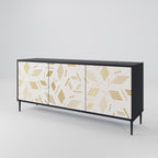SPOTTED DAZE 3-Door Sideboard in Black Finish