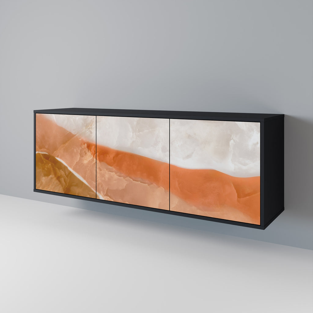 SANDHILLS SPLENDOUR 3-Door Sideboard in Black Finish