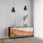 SANDHILLS SPLENDOUR 3-Door Sideboard in Black Finish