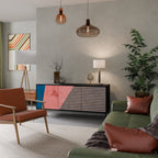 GLAMOROUS STRIPE 3-Door Sideboard
