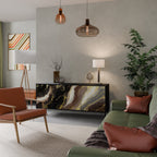 GOLD DUST Aparador de 3 Puertas