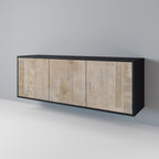 SCREEN ERROR 3-Door Sideboard in Black Finish