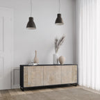 SCREEN ERROR 3-Door Sideboard in Black Finish