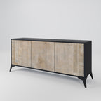 SCREEN ERROR 3-Door Sideboard in Black Finish