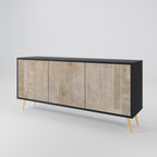SCREEN ERROR 3-Door Sideboard in Black Finish