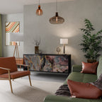 GOLDEN TIDES Aparador de 3 Puertas