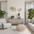 BUILDING THE FUTURE Aparador de 3 Puertas en Acabado Negro