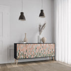 BUILDING THE FUTURE Aparador de 3 Puertas en Acabado Negro