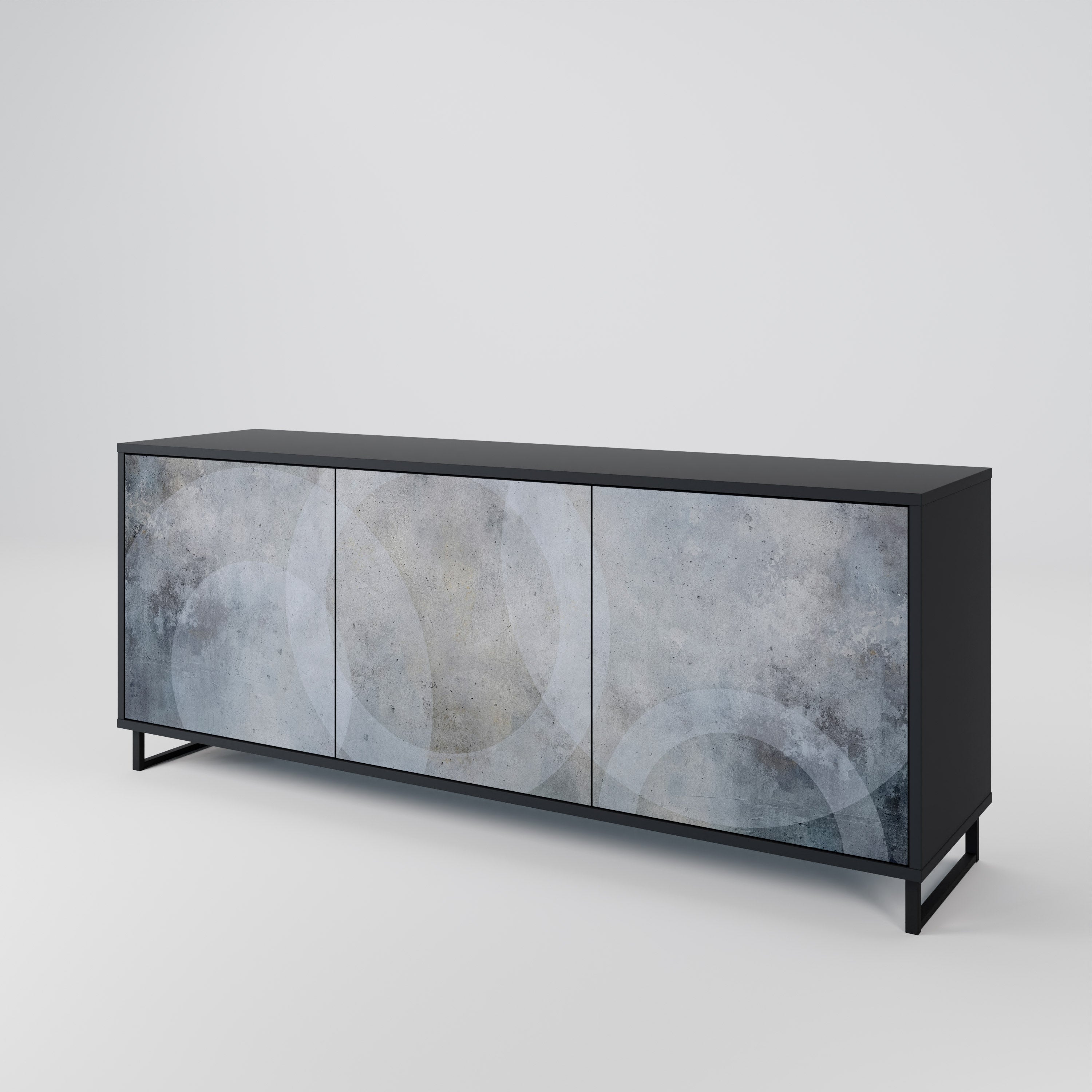 MUTED ARC 3-Door Sideboard