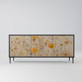 MORNING GLADE 3-Door Sideboard in Black Finish