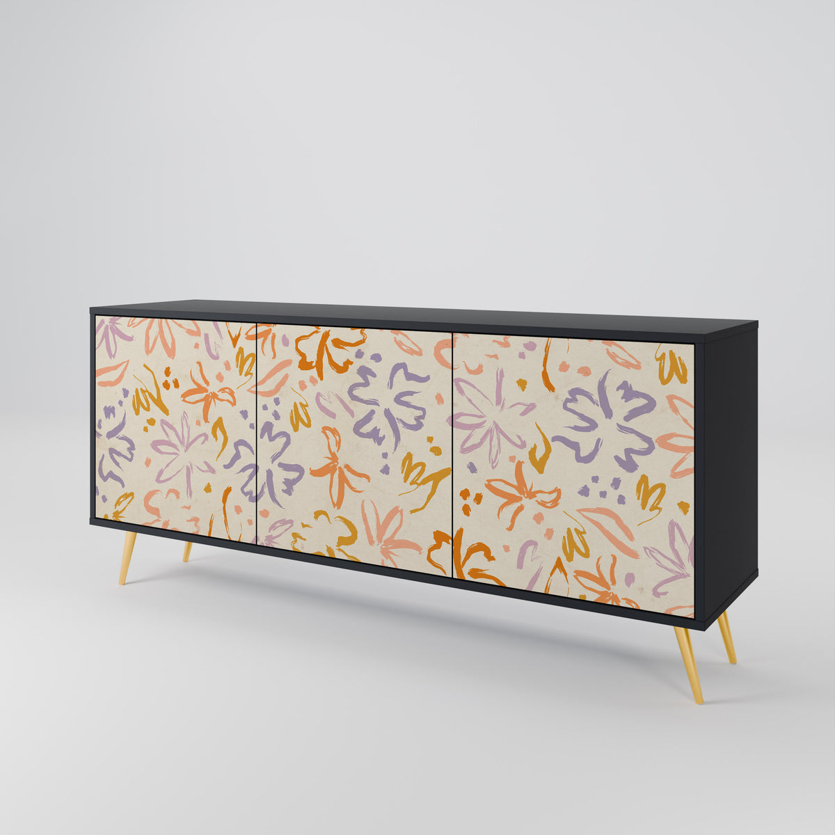 SPRING WHIMSY Aparador de 3 Puertas