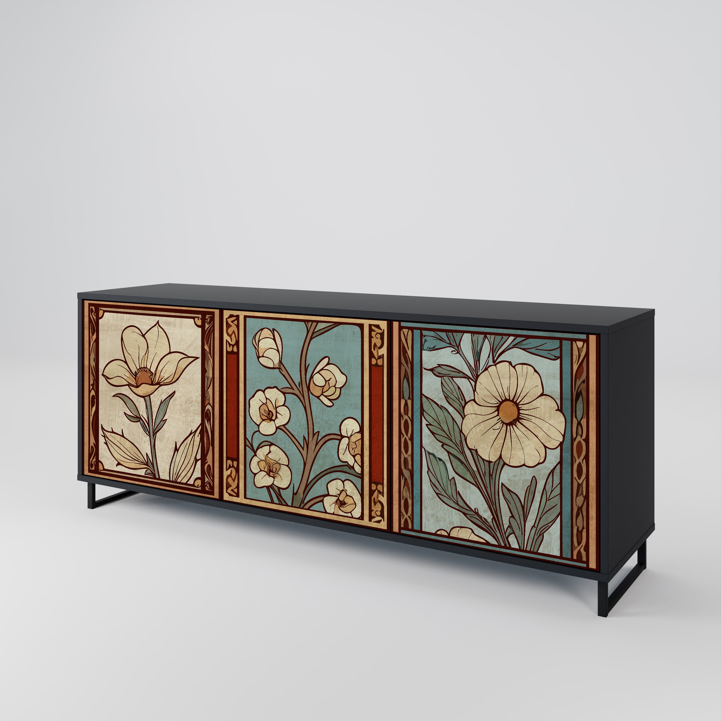 TIMELESS FLORA 3-Door Sideboard