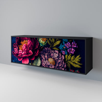 BLOOMING ELEGANCE Aparador de 3 Puertas
