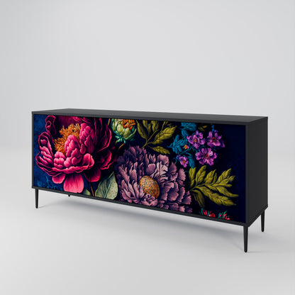 BLOOMING ELEGANCE Aparador de 3 Puertas