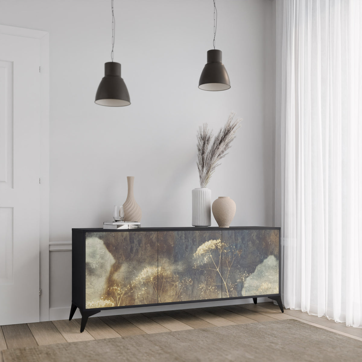 GENTLE POWER 3-Door Sideboard