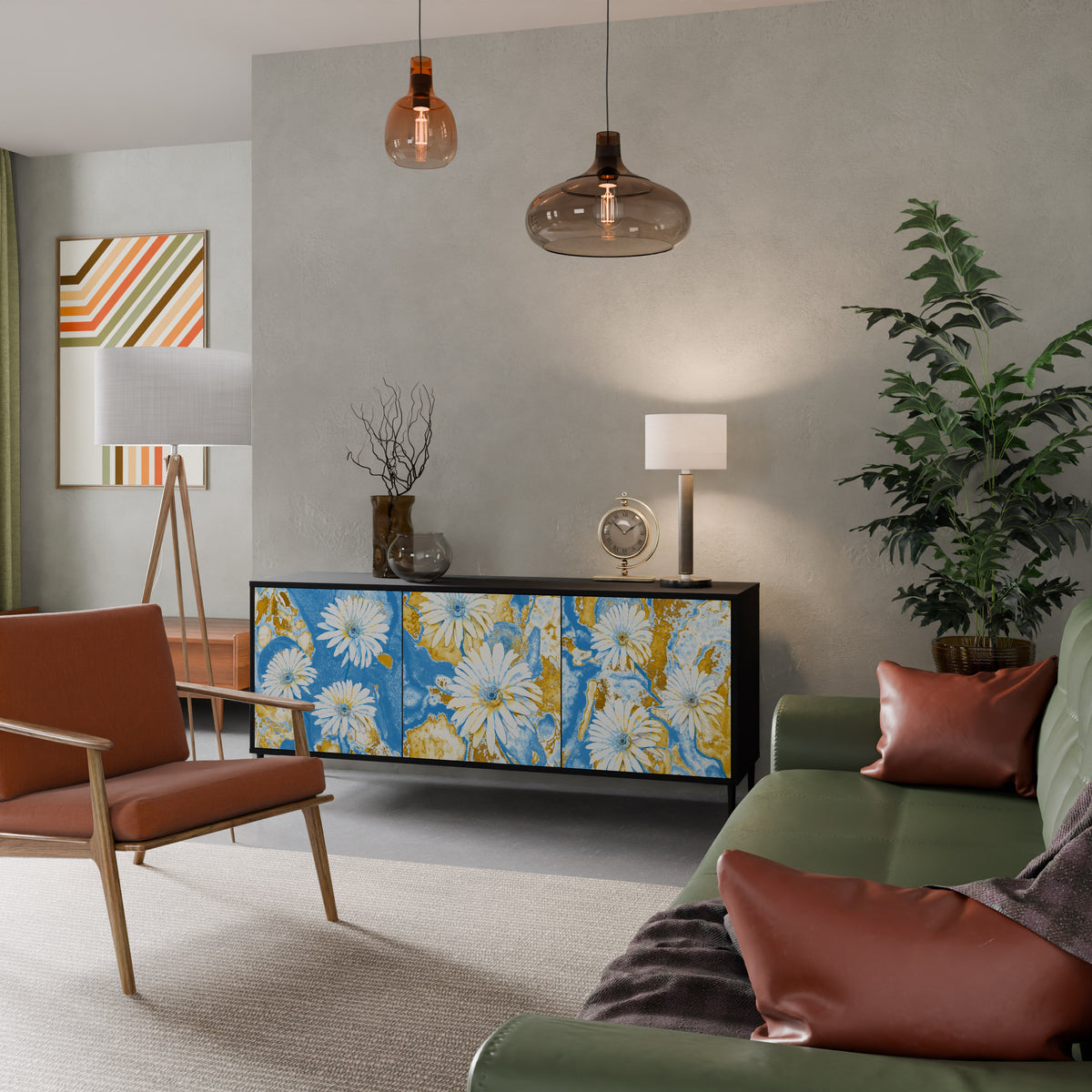 DAISY LUXE Aparador de 3 Puertas