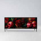 DAHLIAS AND POMEGRANATES 3-Door Sideboard
