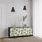 SEEDLING SONGBIRD 3-Door Sideboard in Black Finish