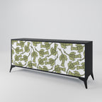 SEEDLING SONGBIRD 3-Door Sideboard in Black Finish