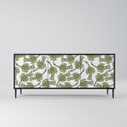 SEEDLING SONGBIRD 3-Door Sideboard in Black Finish