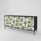 SEEDLING SONGBIRD 3-Door Sideboard in Black Finish