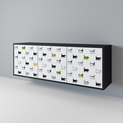 CATS COMPILATION 3-Door Sideboard