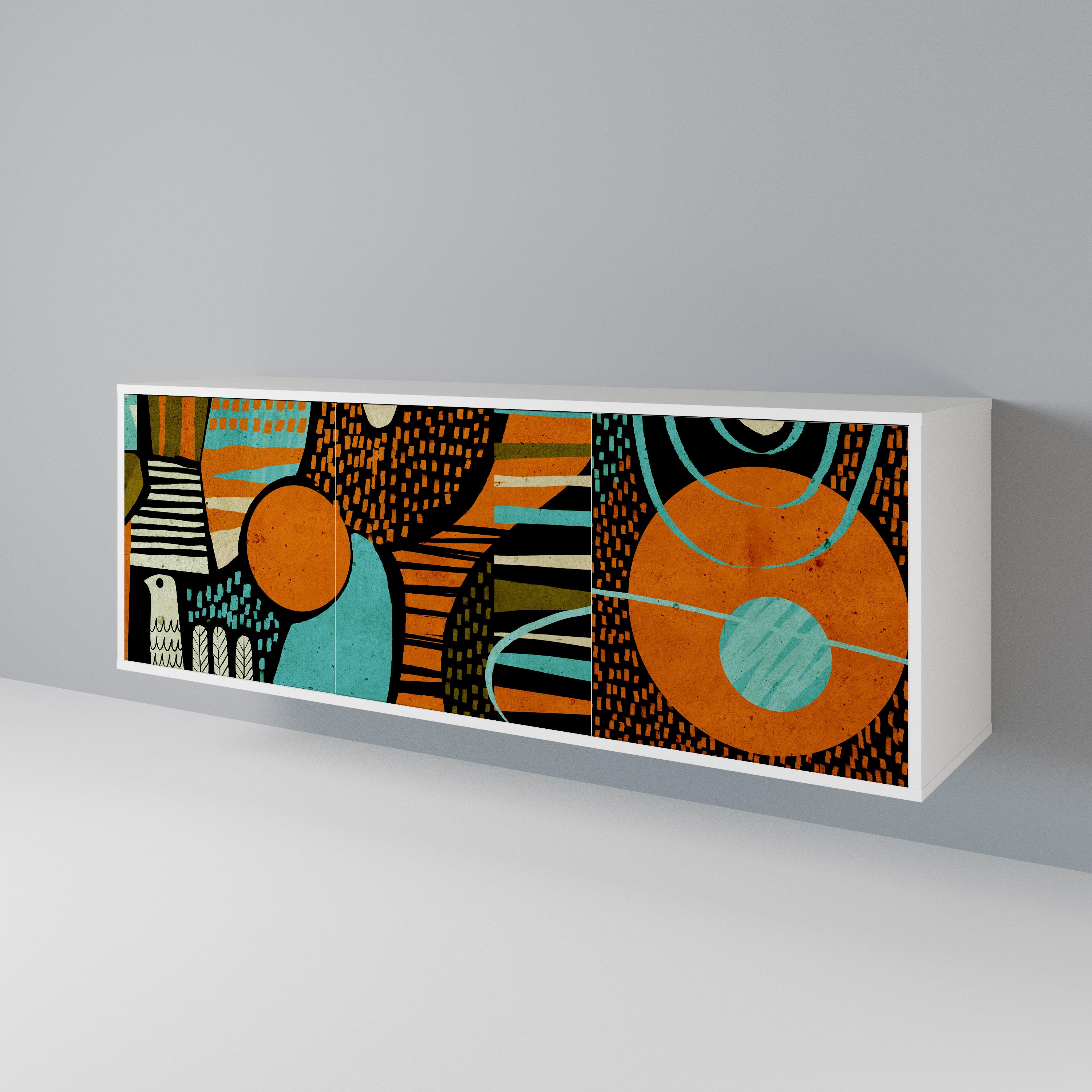 GEODE GLIMMER 3-Door Sideboard