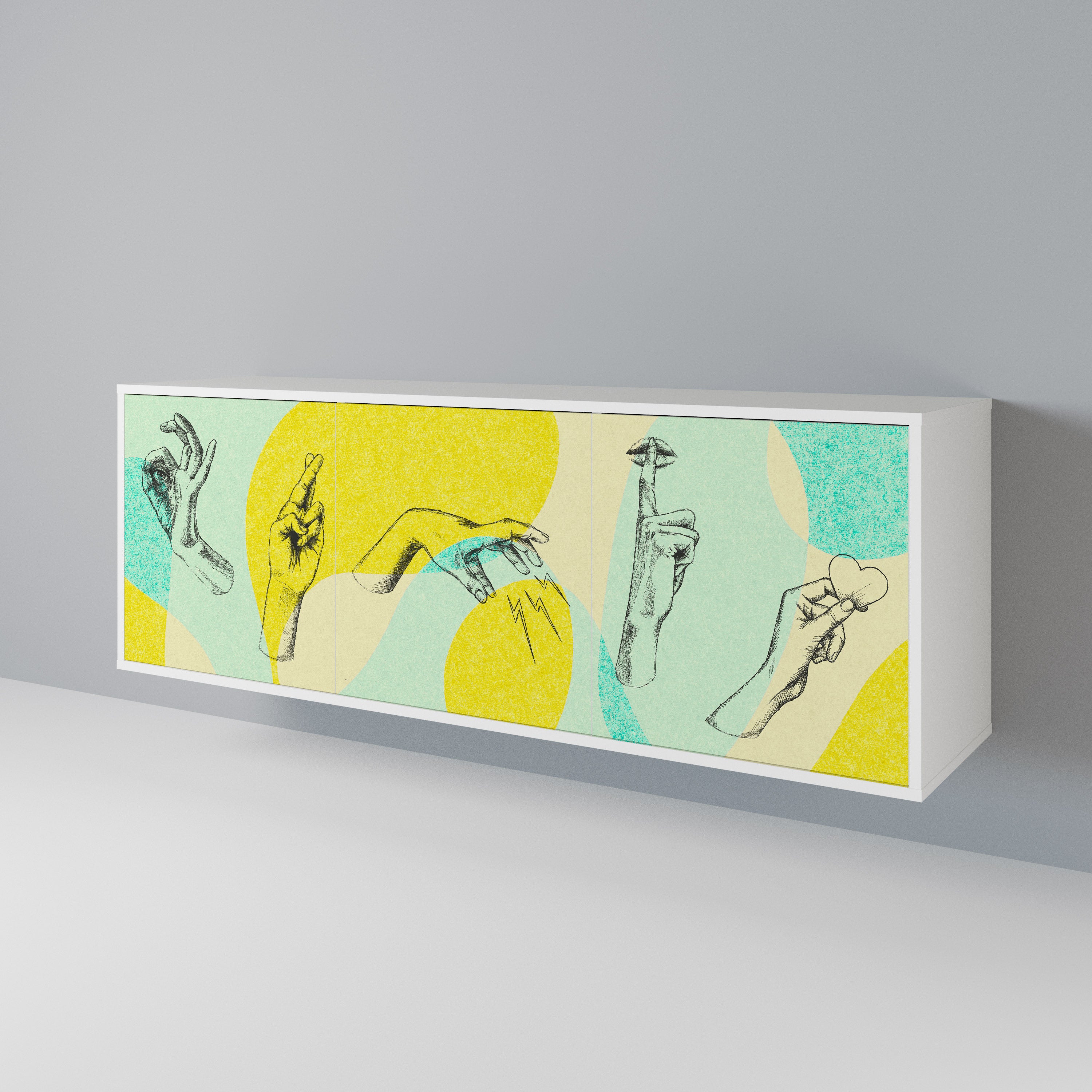 BODY LANGUAGE 3-Door Sideboard