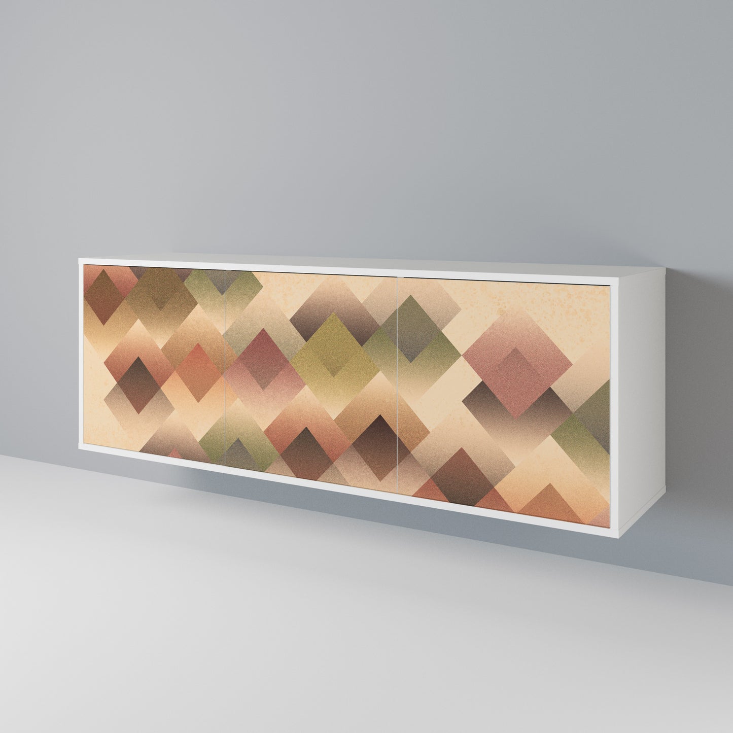 GEOMETRIC FUSION Aparador de 3 Puertas