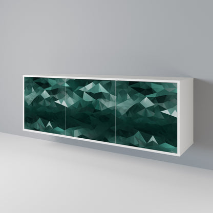 POLYGONAL FLOATING Aparador de 3 Puertas
