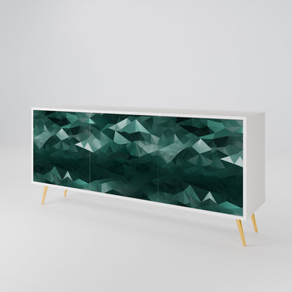 POLYGONAL FLOATING Aparador de 3 Puertas