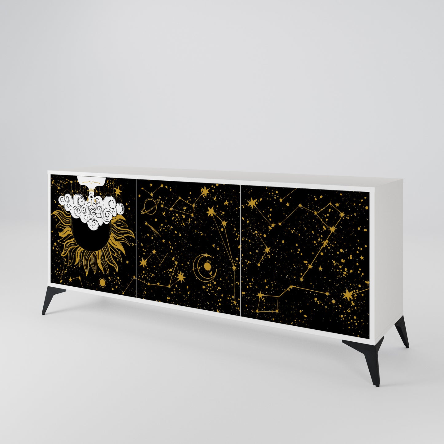 STELLAR CONSTELLATIONS Aparador de 3 Puertas