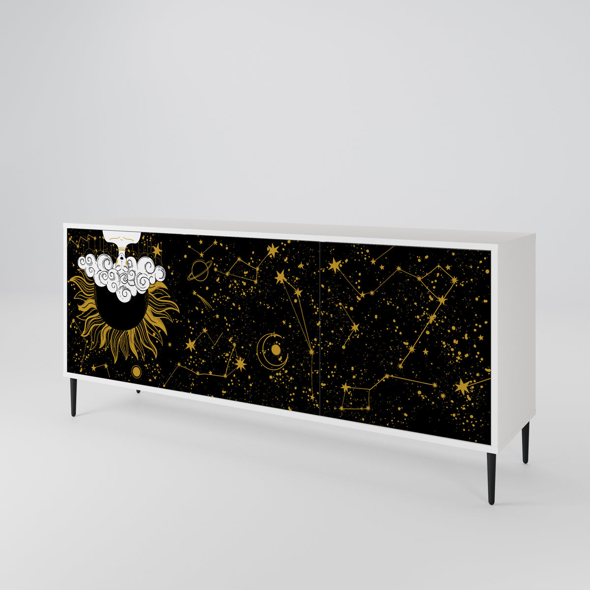 STELLAR CONSTELLATIONS Aparador de 3 Puertas