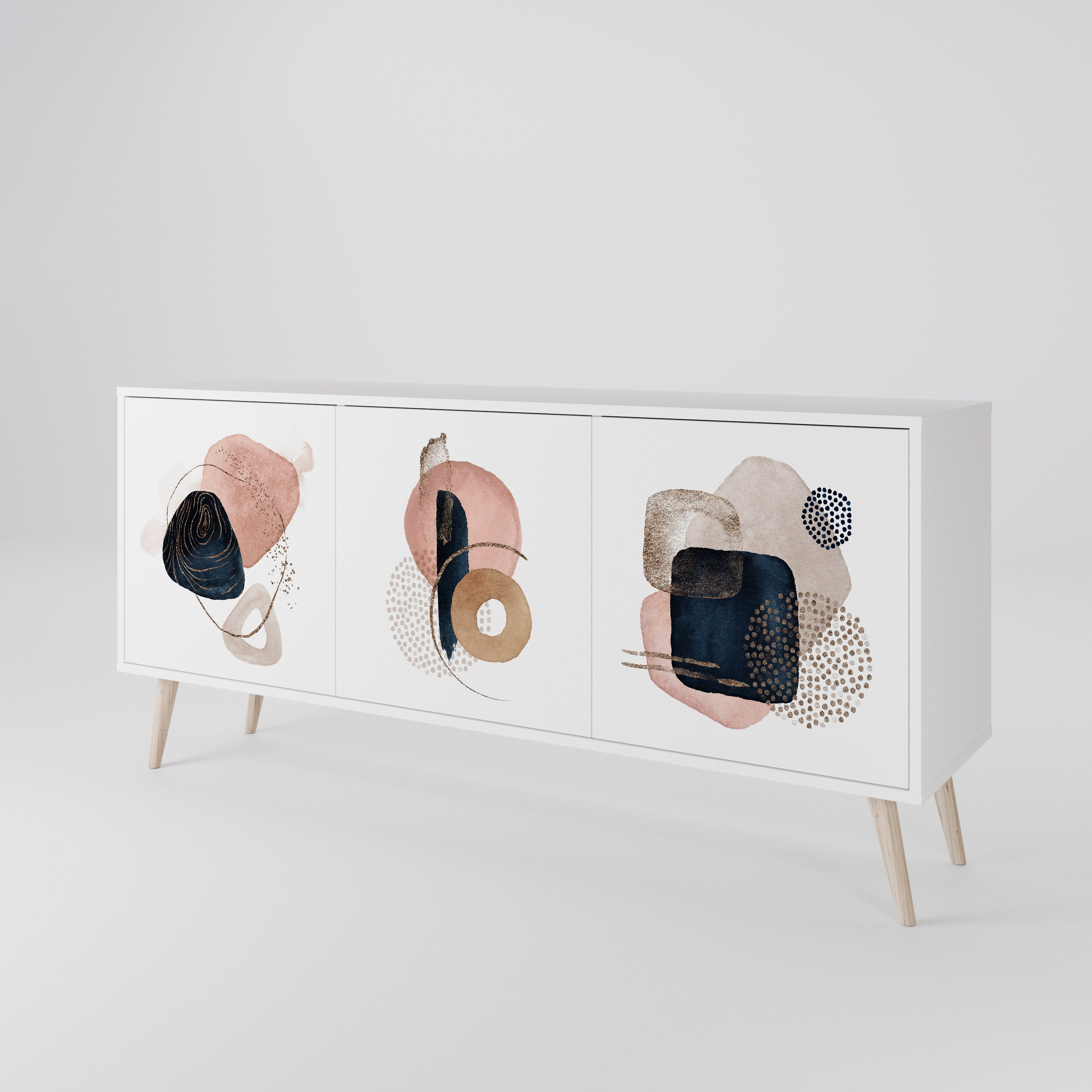 COLORFUL SHAPES 3-Door Sideboard