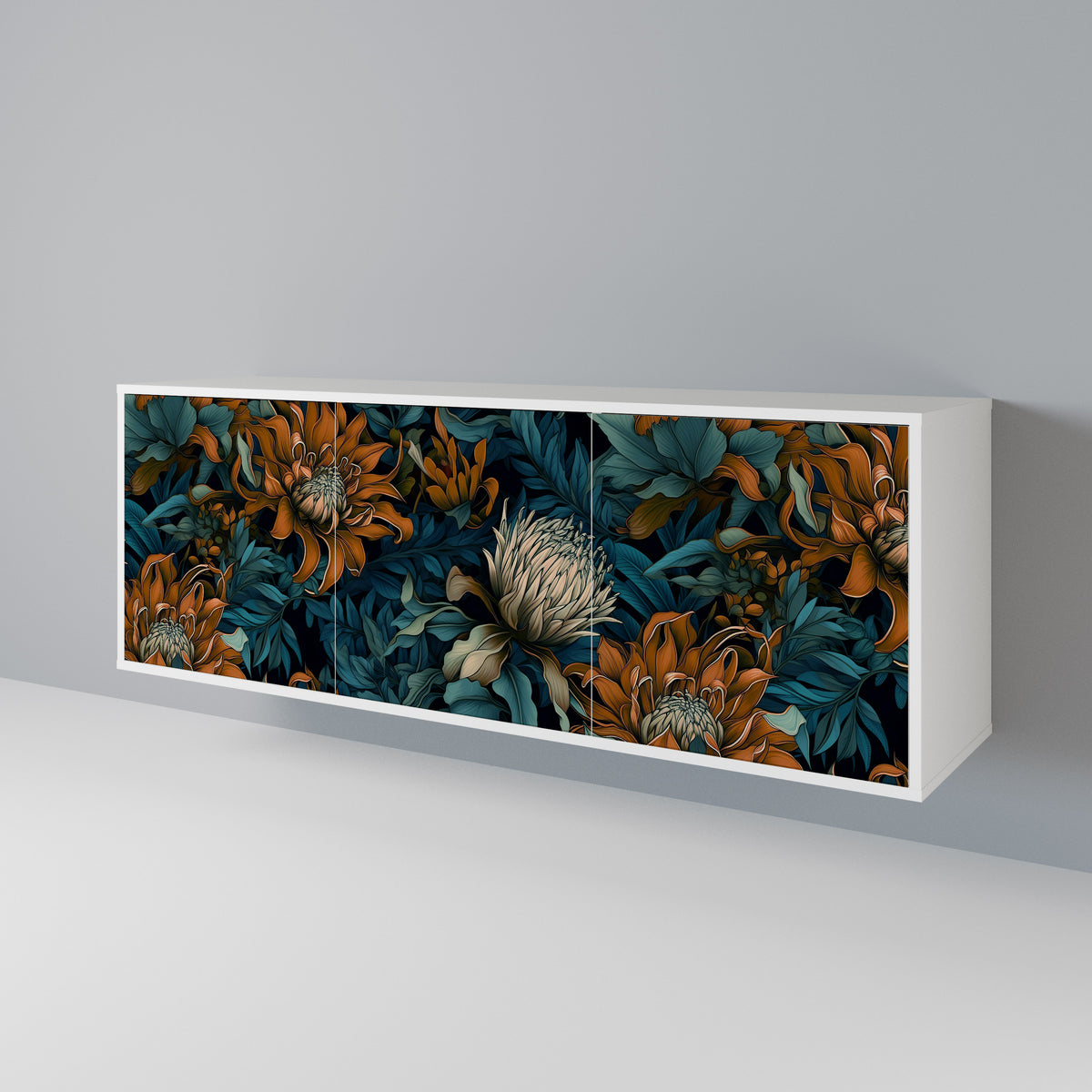 MORNING BLOOM Aparador de 3 Puertas