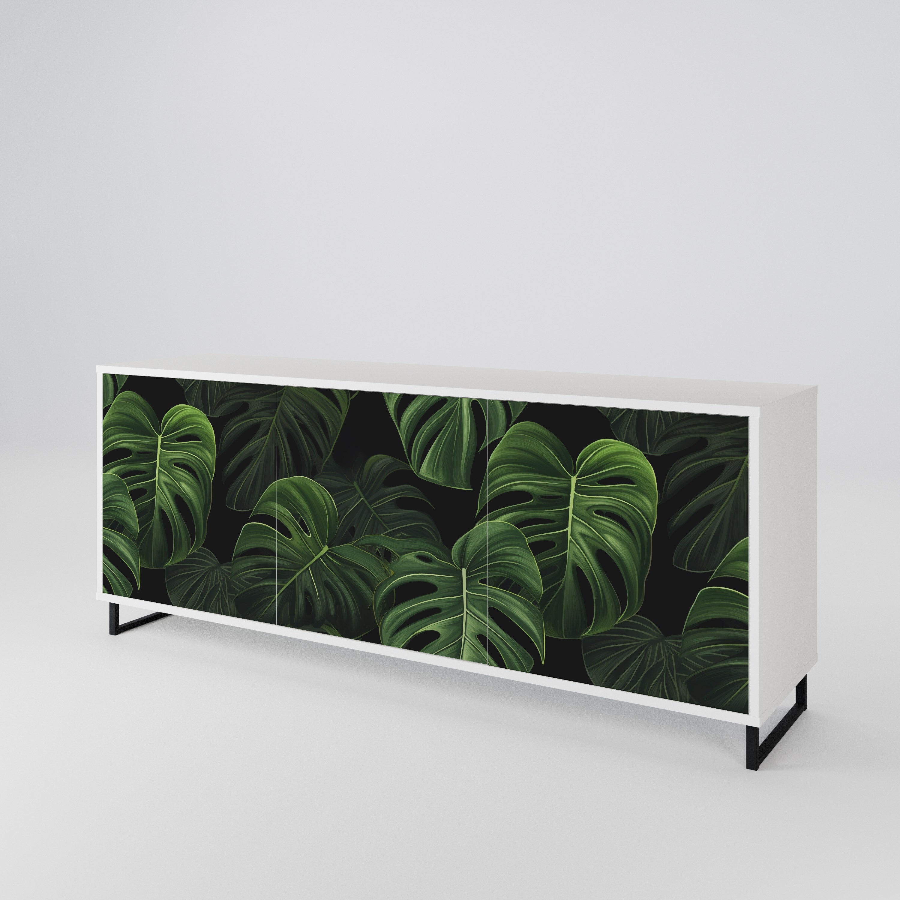 INFINITE MONSTERA Aparador de 3 Puertas