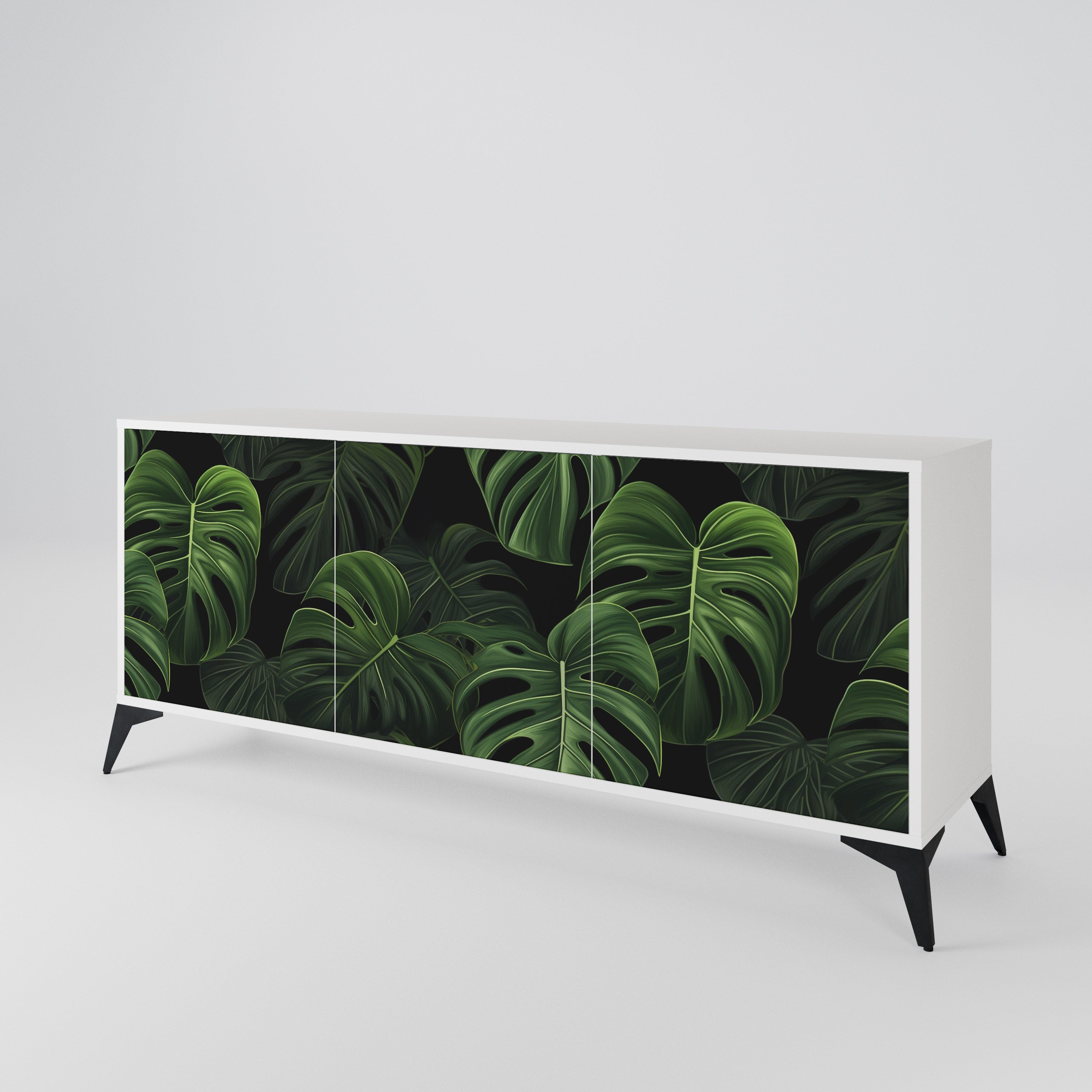 INFINITE MONSTERA Aparador de 3 Puertas