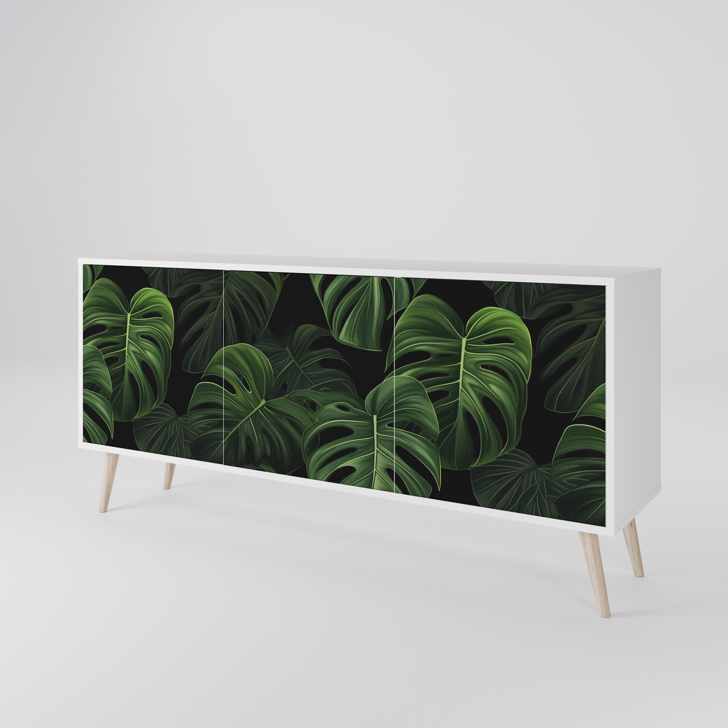 INFINITE MONSTERA Aparador de 3 Puertas