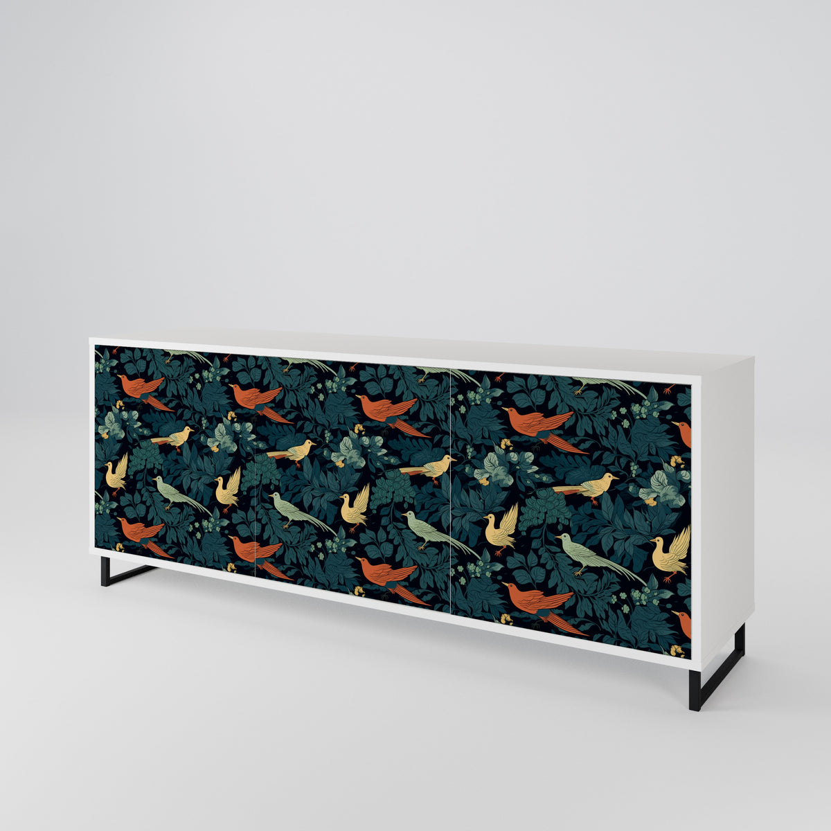 FOWL ORNAMENT Aparador de 3 Puertas