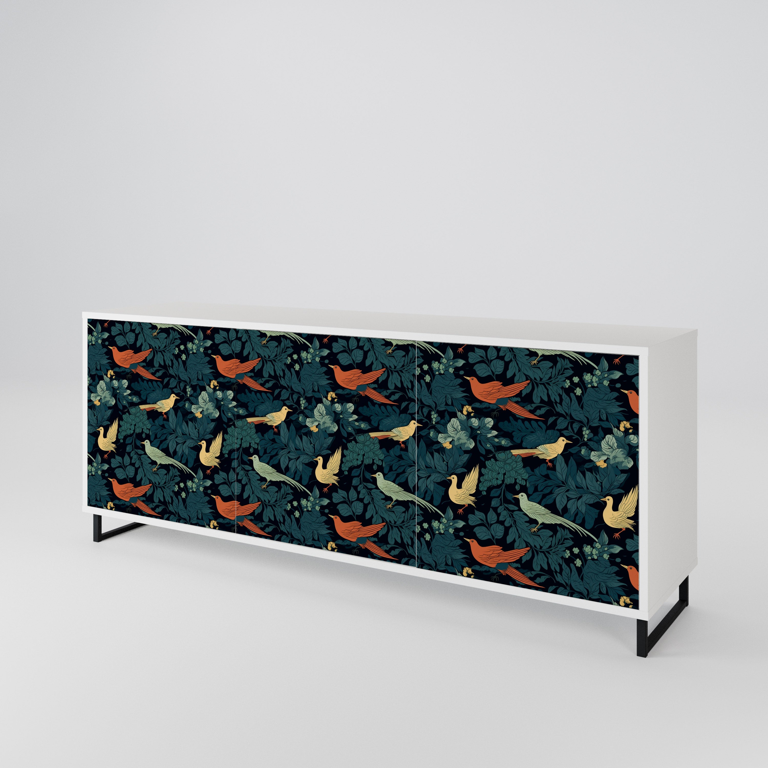FOWL ORNAMENT Aparador de 3 Puertas