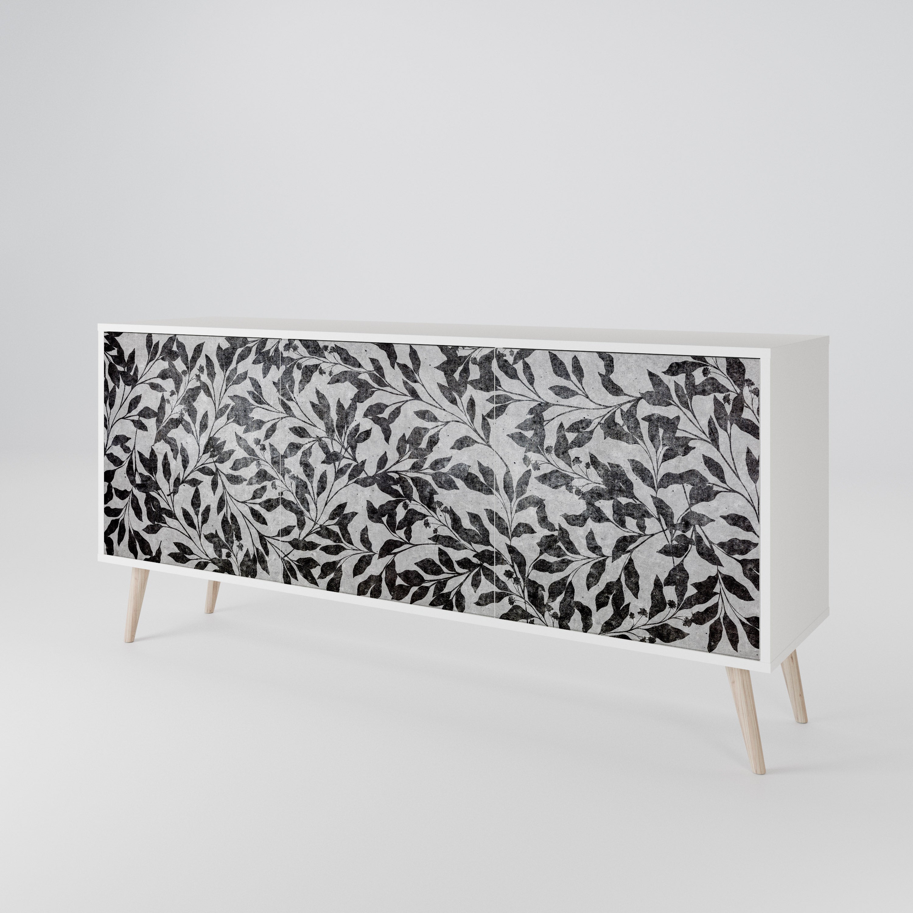 CHARCOAL SPROUT Aparador de 3 Puertas