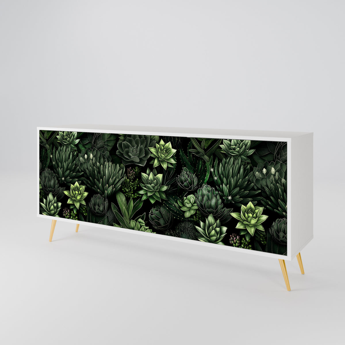 SUCCULENT JUNGLE Aparador de 3 Puertas