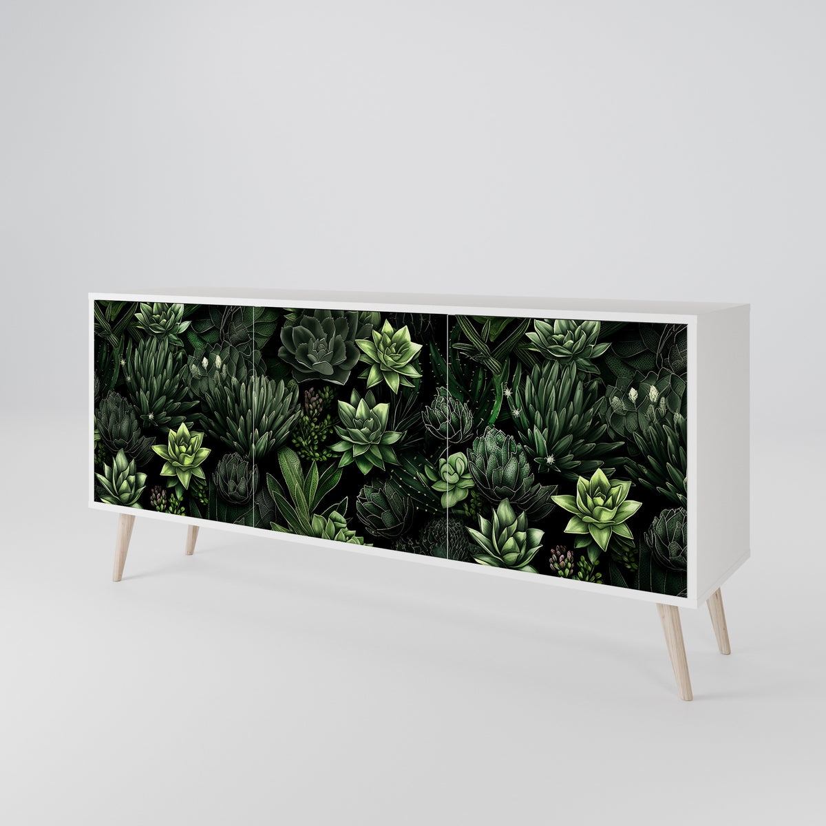SUCCULENT JUNGLE Aparador de 3 Puertas