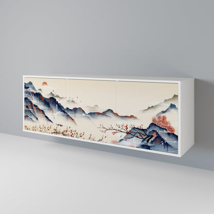 JAPANESE LANDSCAPE Aparador de 3 Puertas