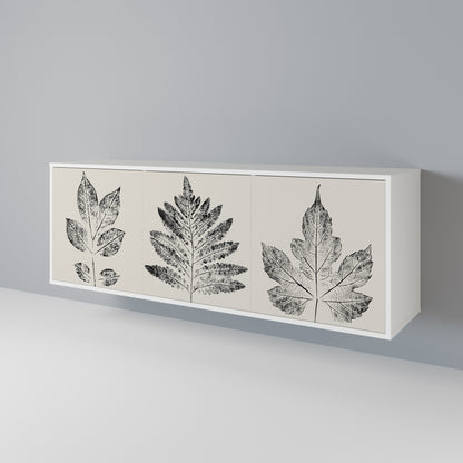 LEAFY STAMPS Aparador de 3 Puertas